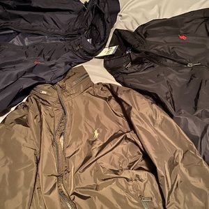 DARK GREEN POLO JACKET